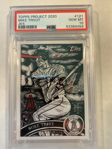 2020 Topps Project 2020 121 Mike Trout JK5 [PSA 10]