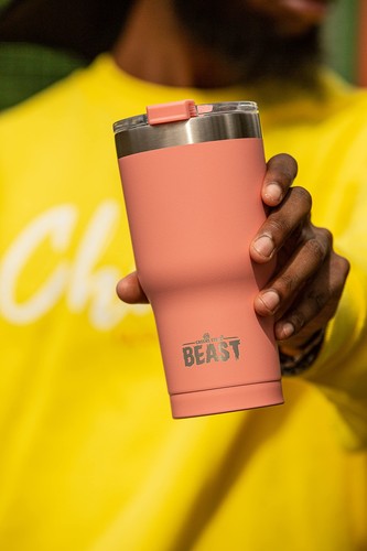 Beast Thermobecher 550 ml - Blüte I Mehrweg Thermo Kaffeebecher To Go mit 2 S... - Bild 8 von 9