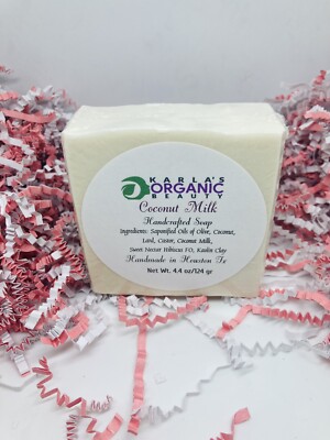 Coconut Milk Natural Soap-Handmade Organic Soap Sweet Nectar Hibiscus