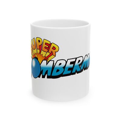 Super Bomberman SNES White 11oz, 15oz Coffee & Tea Ceramic Mug