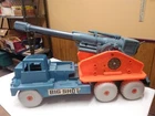 Vintage MARX BIG SHOT Missile Mobile Unit 1960s Man Cave Toy Launcher Cannon