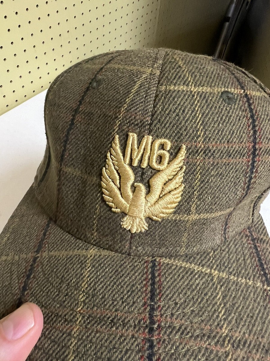M6 Brown Plaid Wool Blend Baseball Large/XL Hat Cap | eBay