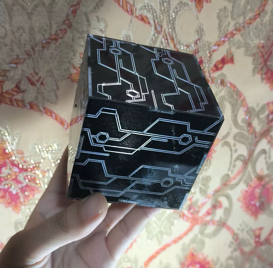 NieR Automata Cube 2B 9S Black Box Model Cosplay Magic Cube LED