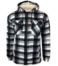 JBC Collection Extra Thick Luxury Lumberjack Sherpa Lined Fur Fleece Hoodie