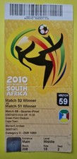 TICKET FIFA World Cup 2010 Match 59 Argentina Germany