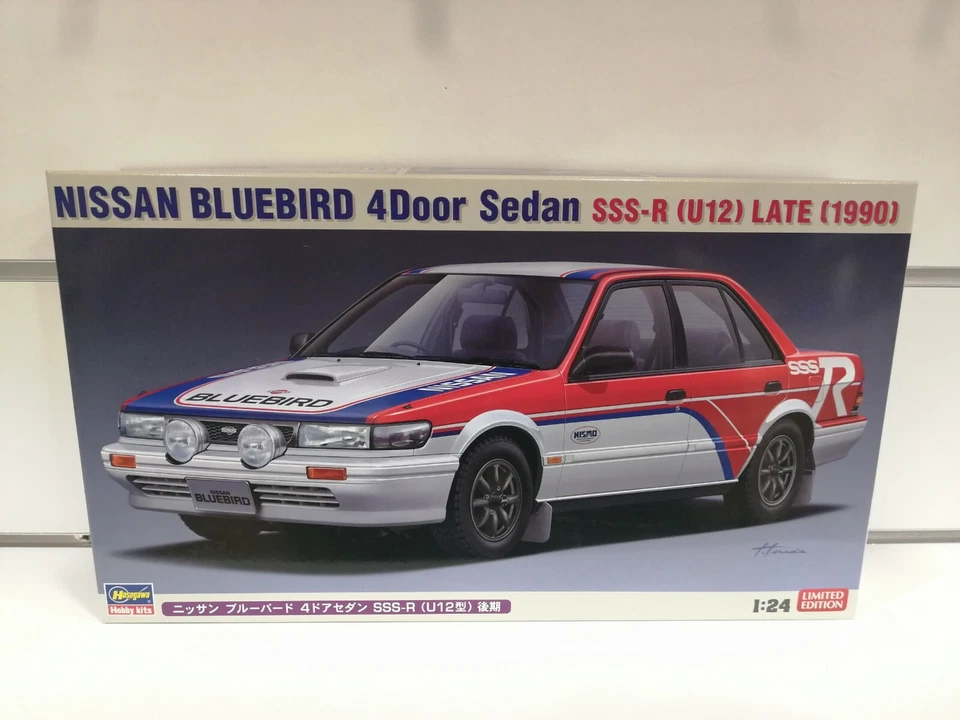 Nissan bluebird 4 porte kit 1-24 Hasegawa auto da rally 1990 modellino ha20521 - Immagine 2 di 3