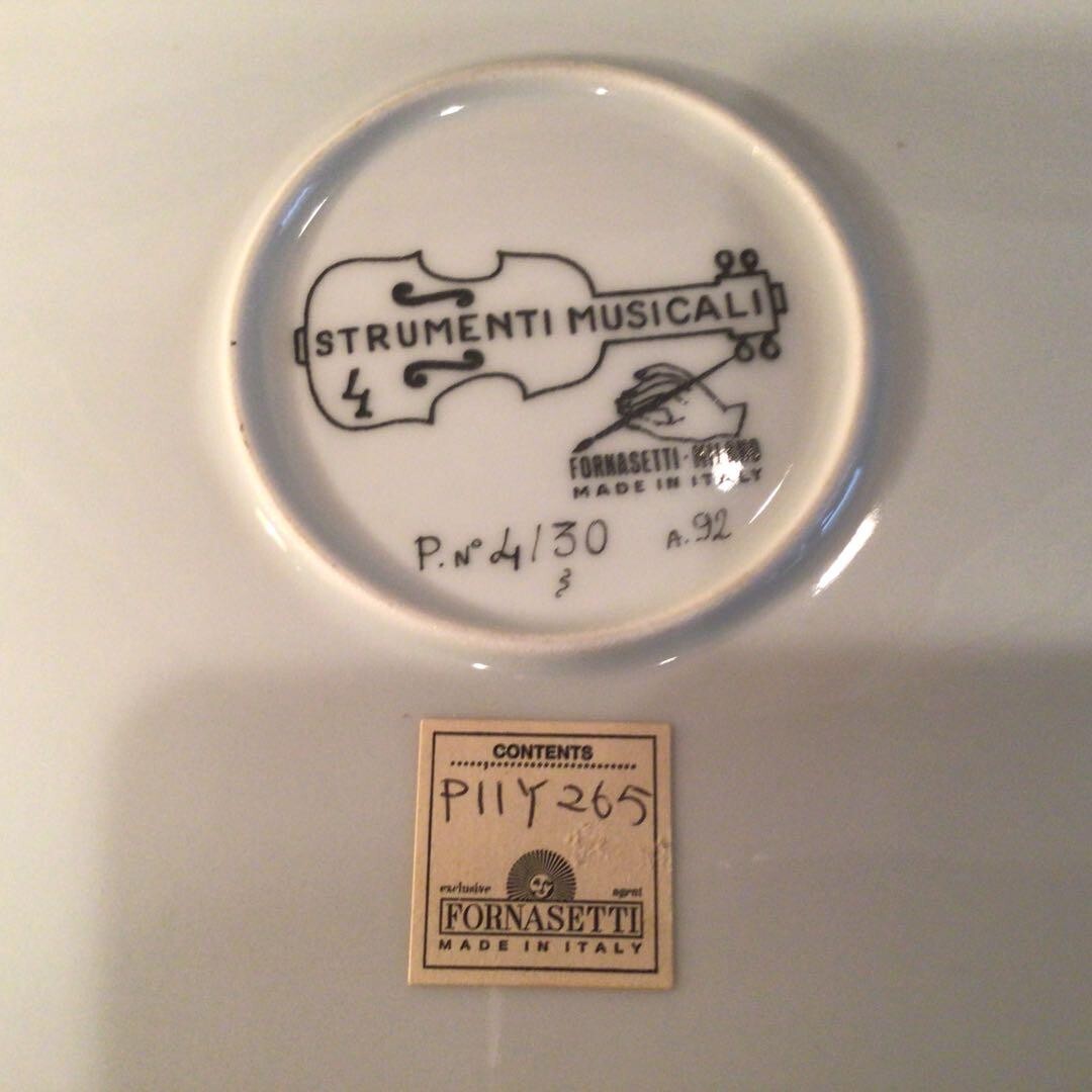 希少オリジナル FORNASETTI 大皿 イタリア製ヴィンテージ 希少