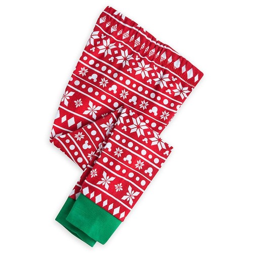 Disney Mickey Mouse 2PC Holiday Christmas Tight Fit Pajama Set Boy 5 6 - Picture 3 of 3