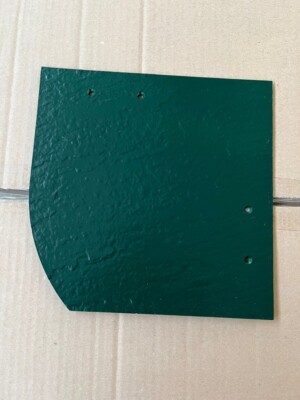 50 Flexy Small 2 Schindeln links grün mit Struktur (Kunststoff)