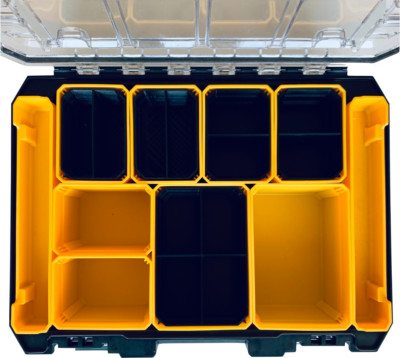 Dewalt TSTAK Stanley ProStack Koffer Behälter Fächer Box Sichtkästen Set