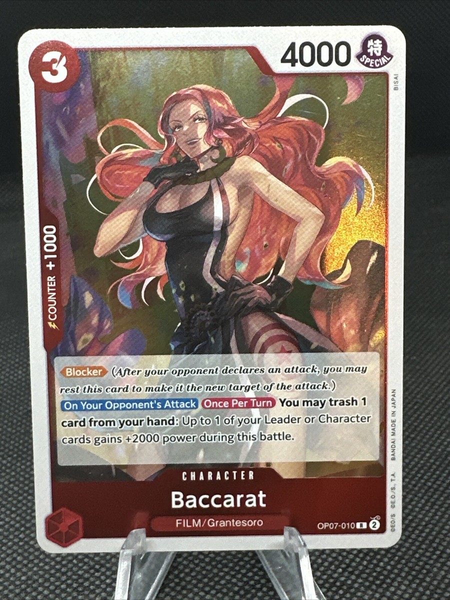 Baccarat OP07-010 500 Years Into The Future NM English One Piece Card Game | eBay Baccarat OP07-010 500 Years Into The Future NM English One Piece Card Game | eBay