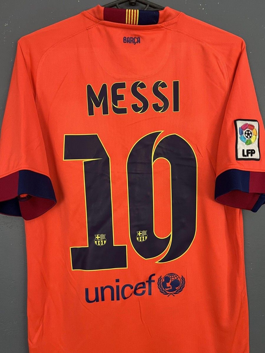 MENS LIONEL MESSI #10 FC BARCELONA 2014/2015 FOOTBALL SOCCER SHIRT