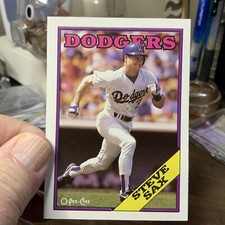 Steve Sax 1988 O-Pee-Chee #305 Los Angeles Dodgers