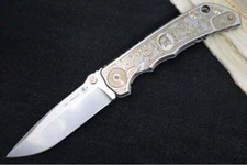Spartan Blades HARSEY Titanium Folder 2023 Special Edition Flourishes - Drop Poi