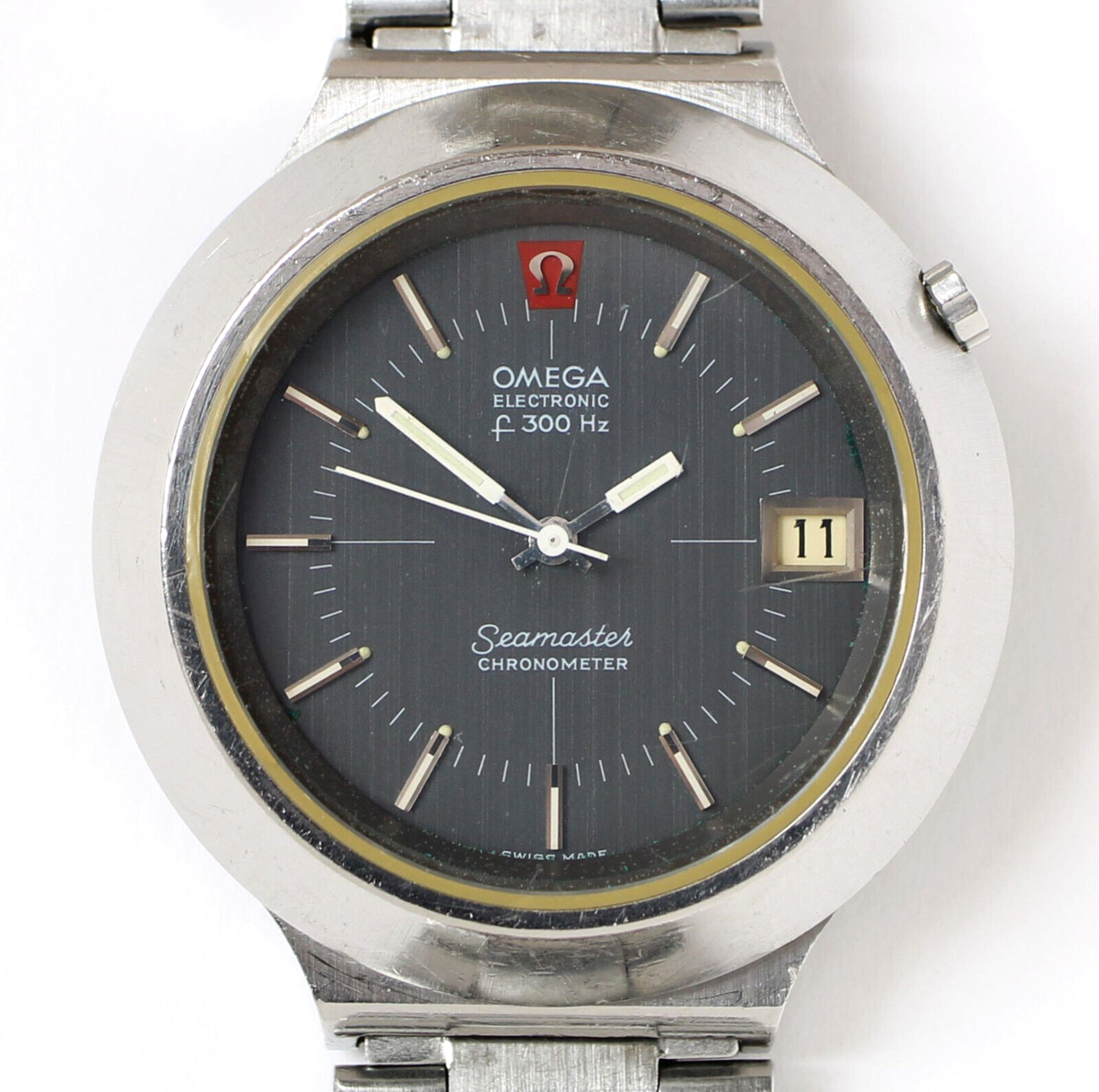 Omega Electronic F 300 HZ Seamaster Chronometer Stimmgabeluhr
