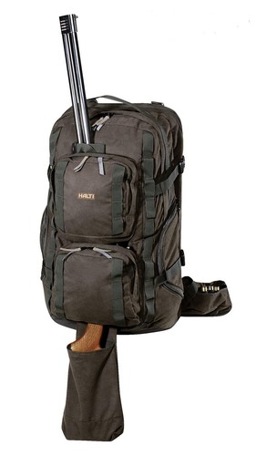 Halti Sacco a Pressione da Caccia Kauris - Zaino per Cacciatori con Fodera per Armi e Sedia Pieghevole - Foto 1 di 2