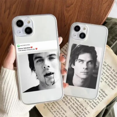 The Vampire diaries clear phone case iPhone 13 14 11 12 XR XS Anti