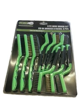 Grip 9pc Wire Brush 7" 9" Tools Set 27223