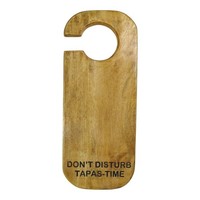 Tapas Time Schneidebrett Im Design Eines TüRhäNgers Aus Mangoholz