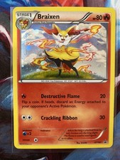 Pokémon TCG Braixen XY161 Black Star Promo Holo LP