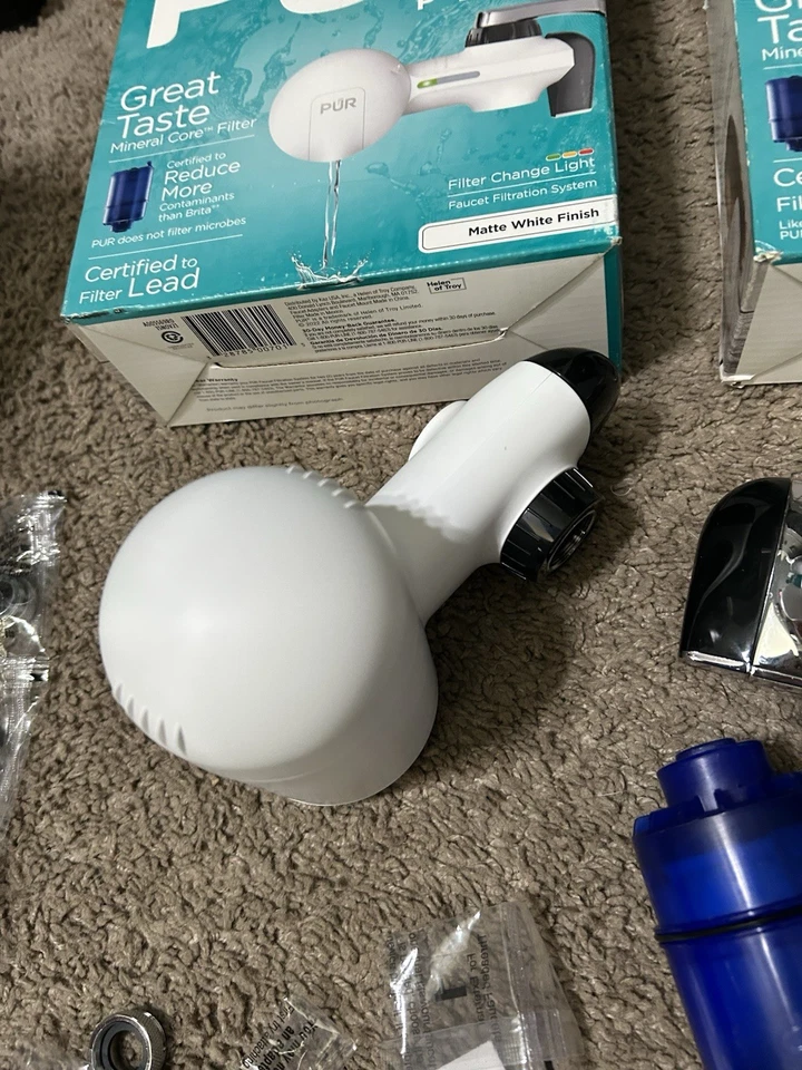 PUR Filtration Water Purifier Filter System One White One Chrome. 1 Filter! ASIS - Image 4 of 4