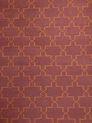 Madeline Weinrib bright pink area rug from Amagansett Collection 3.6 C 5.1 Ft.