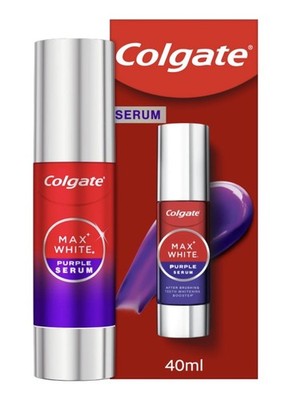 Colgate Max White Purple Serum 40 ml, Zähne 40 ml (1er Pack), 