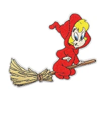 Wendy Good Little Witch Casper Ghost Halloween Patch, Iron On/Sew On