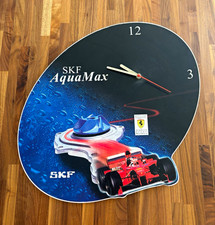 Vintage Formel 1 F1 Wanduhr Analog Quarz SKF AquaMax Retro Ferrari Kunststoff