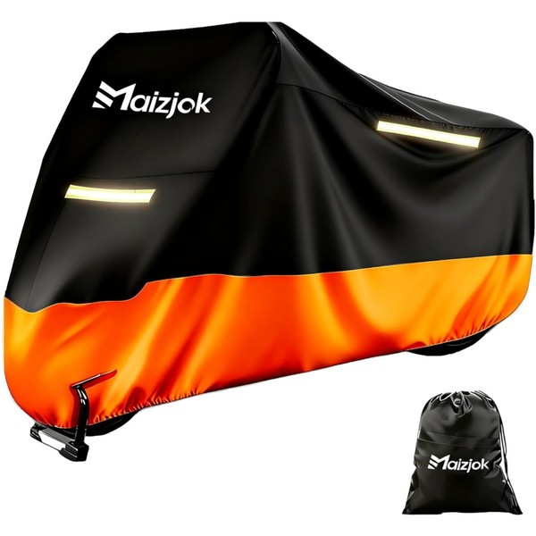 Motorrad Abdeckplane 210D FüR Perfekten Wetterschutz 245X105X125Cm-image