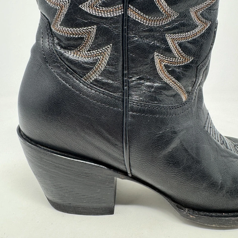Bota Western Idyllwind Wheels de cuero negro para mujer talla 8 B Foto 4 de 4
