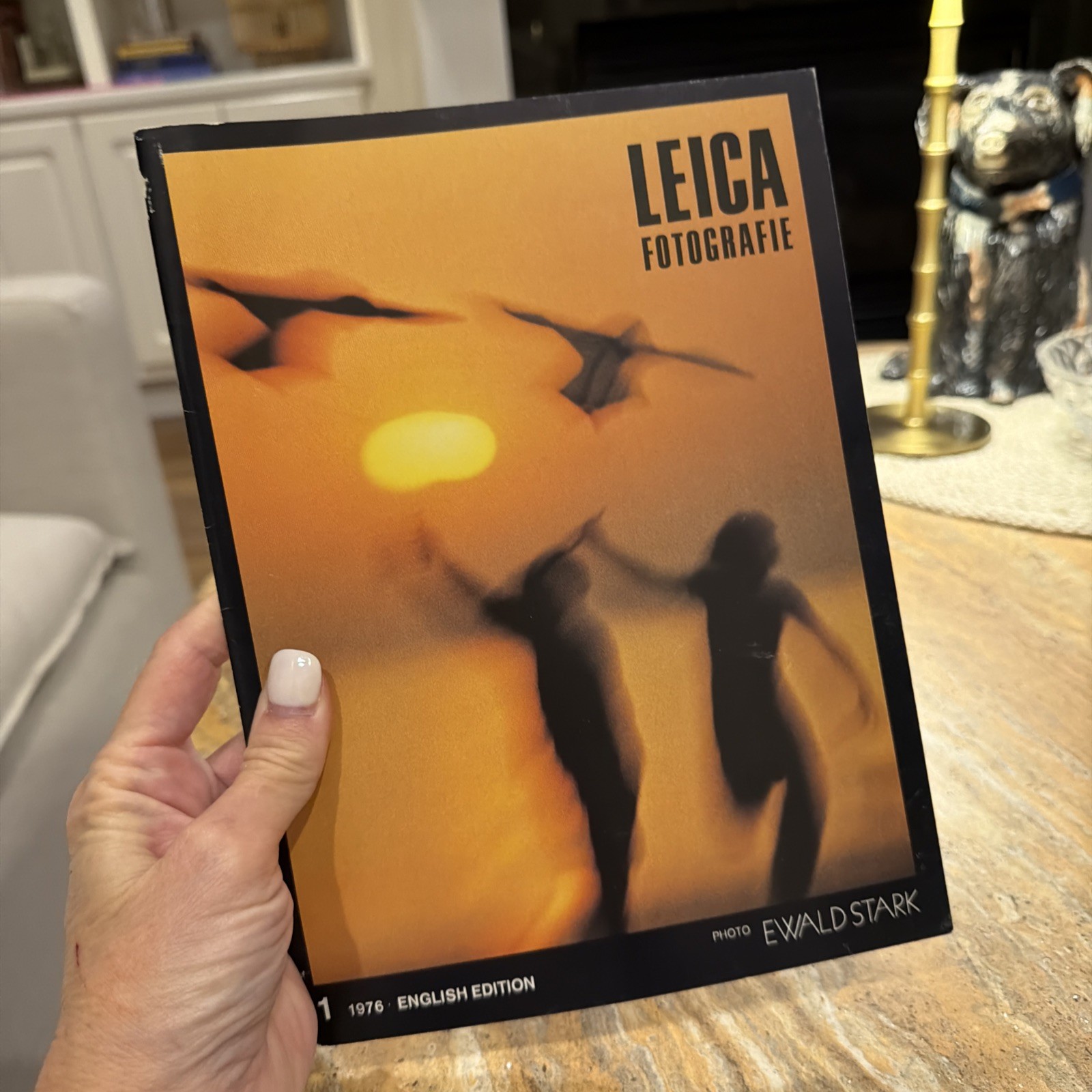 1976 Issue 1 LEICA MAGAZINE Vintage Photography Cover By Ewald Stark