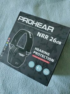 Prohear Passive Adjustable Slim Ear Muffs Hearing protection NRR26db Light Green