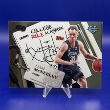 2024-25 Bowman U Chrome Liam McNeeley College Rule Playbook #CRP-14 UConn