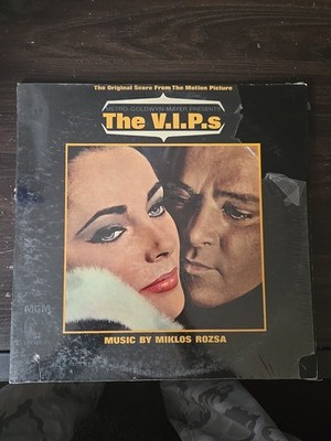 MIKLOS ROZSA  The V.I.P.'S Motion Picture Score SE4152 LP Vinyl VG++ Cover VG+