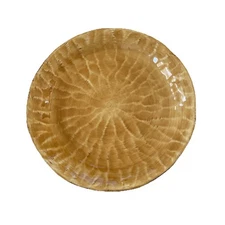 Tabletops Gallery Gisella Hand Painted & Hand Crafted Two Toned 8” Salad Plate