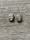New ListingLot x 2: 5 Gram Skull & Crossbones .999 Fine Silver Poured Bars - 10 Grams Total