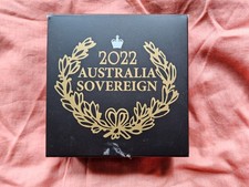 2022 Full Gold Sovereign Proof Coin, Perth Mint and Boxed with COA