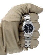 Rolex Lady-Date 26 Steel 69160 Black, Oyster - Pre-owned 3