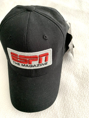 ESPN THE MAGAZINE ANNIVERSARY HAT 1998-2008 FITTED CAP ONE SIZE SPORTS NFL MLB
