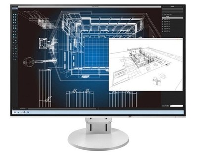Eizo FlexScan EV2456-White, IPS-Panel, Höhenverstellung