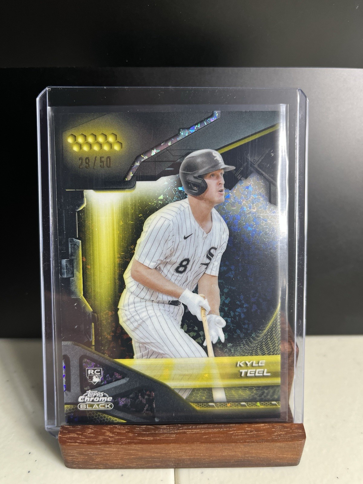 2026 Topps Chrome Black - Kyle Teel Gold Mini Diamond /50 (RC)