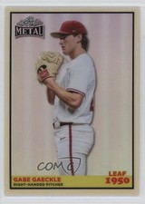2026 Leaf Metal 1950 Leaf Silver Prismatic 6/10 Gabe Gaeckle #50B-28 17uv