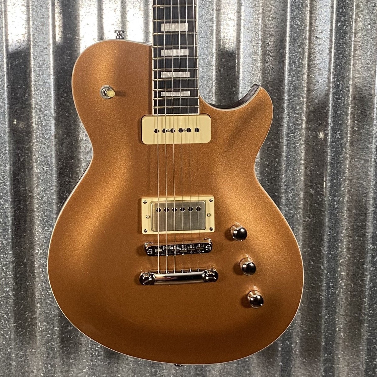 新品/Colortone Roundhouse 上質トレモロ∼リバーブ+歪み Reverend Roundhouse 290 Iconic Blue Electric Guitar