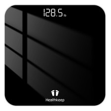 Digital Bathroom Scale - Tempered Glass, Accurate Weight Measurement