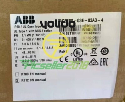 1PC NEW ABB Inverter 1.1KW ACS150-03E-03A3-4 Fast delivery us free tax
