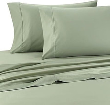 Luxury 7 Pc Split King Sheet Set - 100 Egyptian Cotton, Sage Green