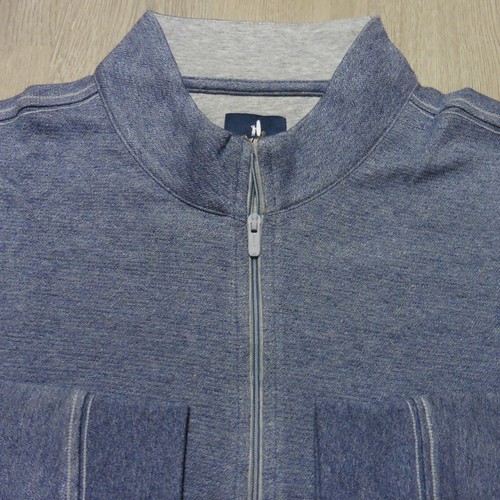 JOHNNIE-O Mens L LARGE SULLY HANKS PULLOVER NAVY BLUE LIGHTWEIGHT 1/4 ZIP - Picture 14 of 15