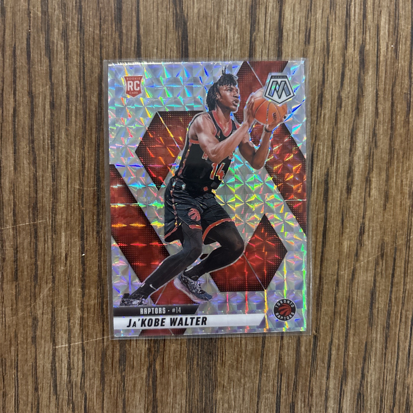 2024-25 Panini Mosaic - Ja’Kobe Walter #234 Reactive Mosaic Prizm (RC)