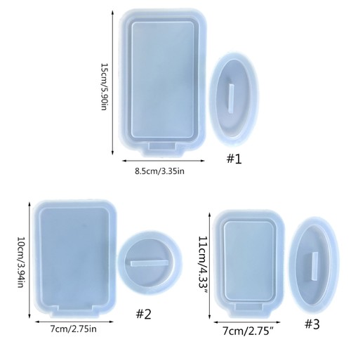 Resin Shaker Mold Silicone Casting Mold Epoxy Quicksand Mold for DIY Home Decor - Picture 8 of 10